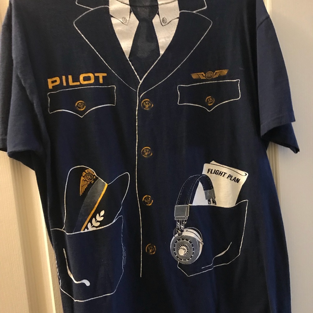 Fake pilot shirt